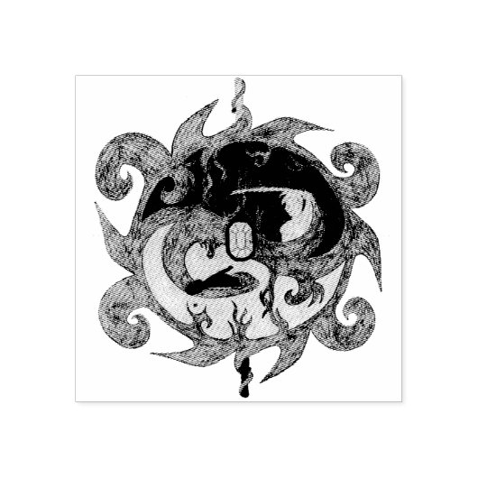 "Path of a Hero" Emblem Rubberstempel (Afrduk)