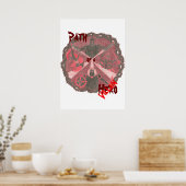 "Path of a Hero" Villains Emblem (met titel) Poster (Keuken)
