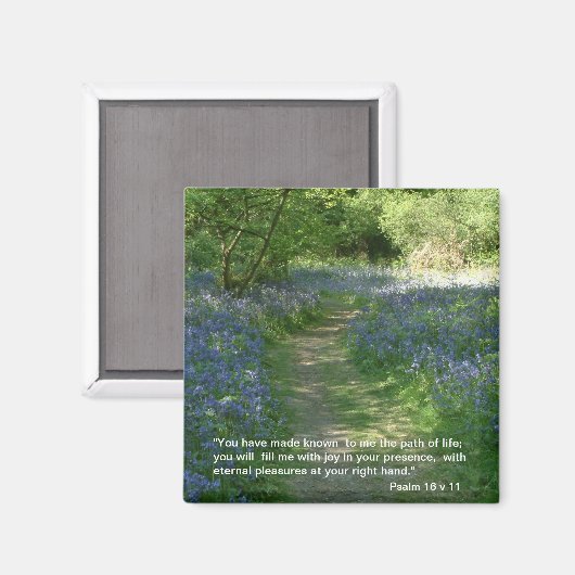 Path of Life - Bluebells | Magneet (Voorkant / Achterkant)