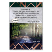 Path of Light Game Kaart (Achterkant)