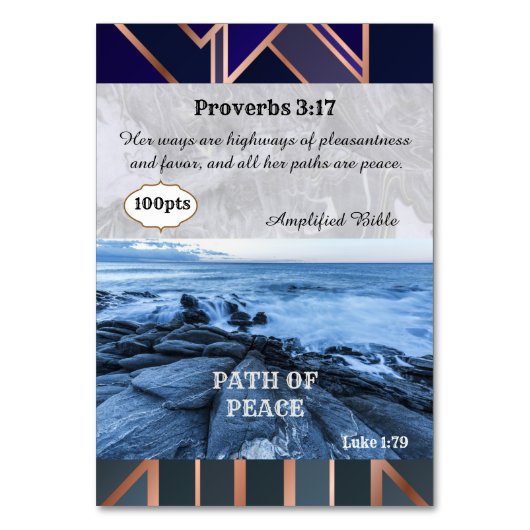 Path of Peace Game Kaart (Achterkant)