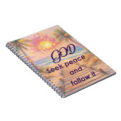 Path of Peace: Grace at Sunset Notitieboek (Rechterzijde)
