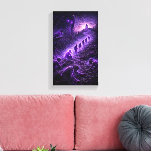 Path of the Chosen Canvas Afdruk (Insitu (Woonkamer))