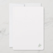 Path through forest feestdagenkaart (Achterkant)