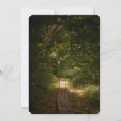 Path through forest feestdagenkaart (Voorkant)