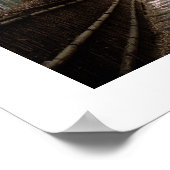 Path through the Bamboo - Sagano, Kyoto Poster (Hoek)