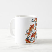 Path – Timeless Koi Symbol of Growth, Direction Koffiemok (Voorkant links)