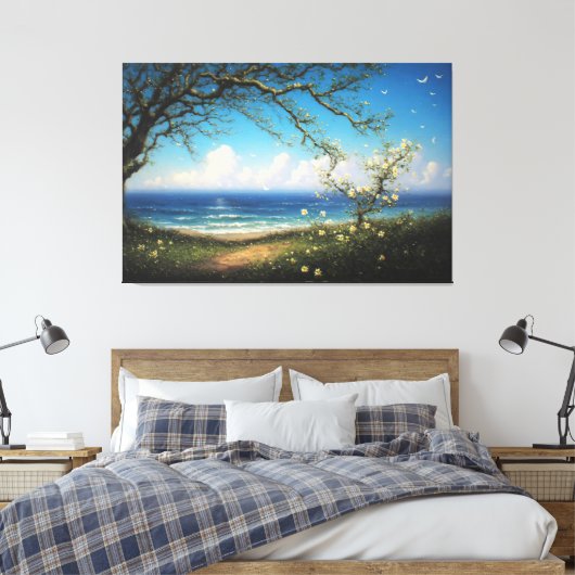 Path to Infinity Canvas Afdruk (Insitu (Slaapkamer))