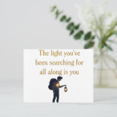 Path To Mindfulness And Success Collection Briefkaart (Staand voorkant)