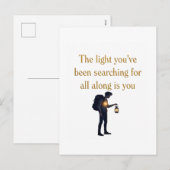 Path To Mindfulness And Success Collection Feestdagenkaart (Voorkant / Achterkant)