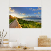 Path to the sun. Oneloa Beach. Maui. Poster (Keuken)