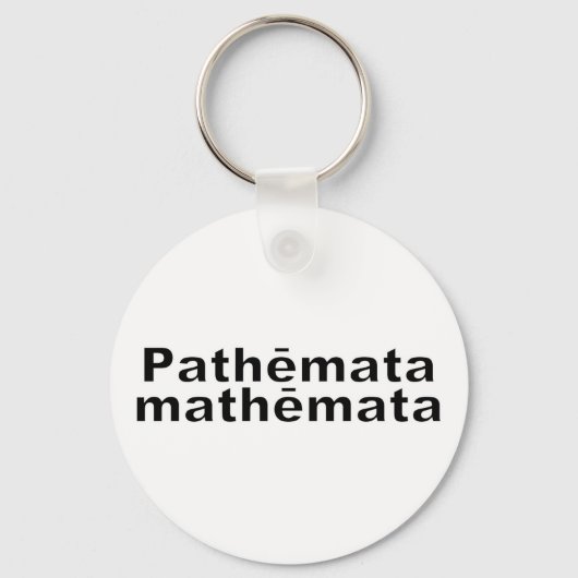 Pathemata mathemata Leiden sind Lehren Herodot Sleutelhanger (Voorkant)
