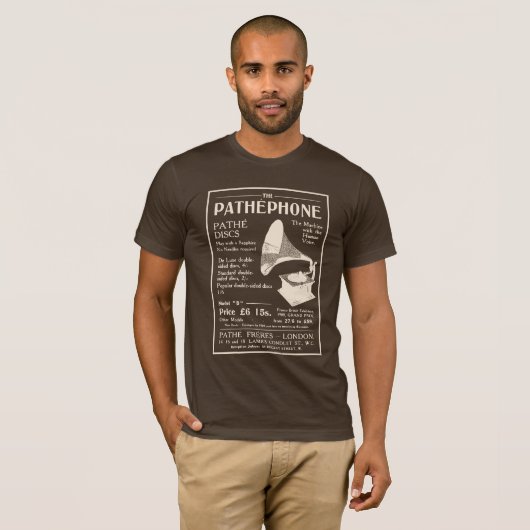 Pathephone T-shirt (Voorkant volledig)