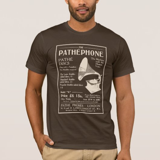 Pathephone T-shirt (Voorkant)