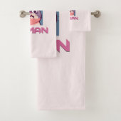 Pathetische mens - grappig kat ontwerp bad handdoek (Insitu)