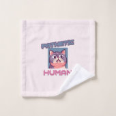 Pathetische mens - grappig kat ontwerp bad handdoek (Wasdoekje)