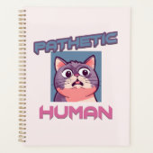 Pathetische mens - grappig kat ontwerp planner (Voorkant)