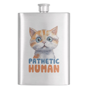 Pathetische mens – sarcastisch kattenontwerp flacon