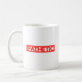 Pathetische stempel koffiemok (Links)