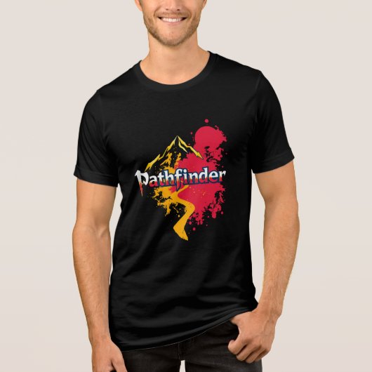 Pathfinder Avonturenroute Tri-Blend Shirt (Voorkant)