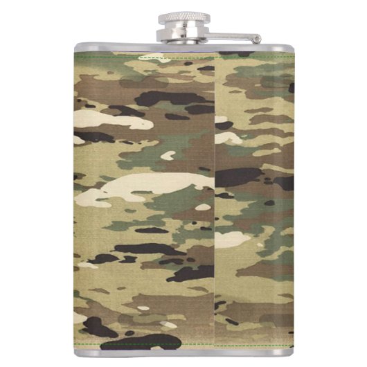 Pathfinder Badge-"First In Last Out" Camo Heupfles (Achterkant)