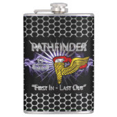 Pathfinder Badge-"First In Last Out" Heupfles (Voorkant)