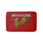 Pathfinder-badge met "Pathfinder-tekst" Badmat (Voorkant)