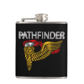 Pathfinder Badge-"Pathfinder"-fles Heupfles (Voorkant)
