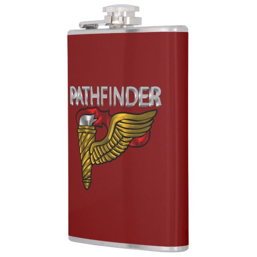 Pathfinder Badge- "Pathfinder" Rood Heupfles (Links)