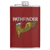 Pathfinder Badge- "Pathfinder" Rood Heupfles (Voorkant)