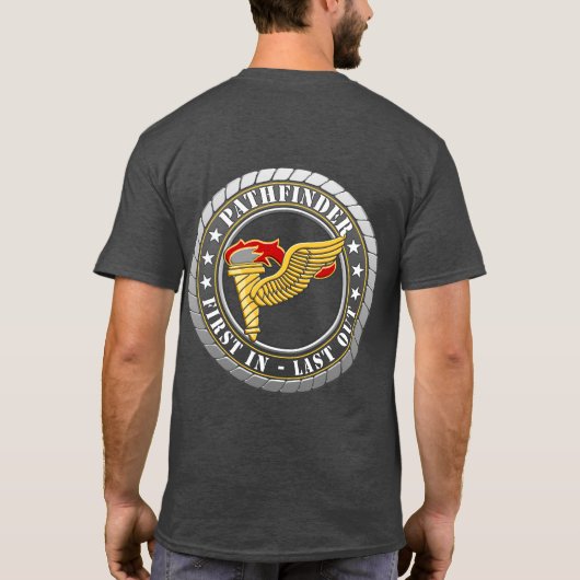 Pathfinder Basic Donker T-shirt (Achterkant)