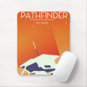 Pathfinder op Mars Ruimte Kunst Muismat (Met muis)