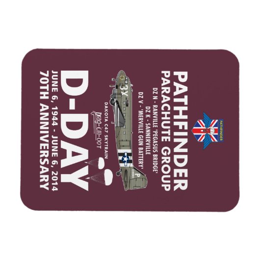 PATHFINDER PARACHUTE GROUP MAGNEET (Horizontaal)