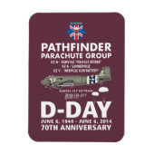 PATHFINDER PARACHUTE GROUP MAGNEET (Verticaal)