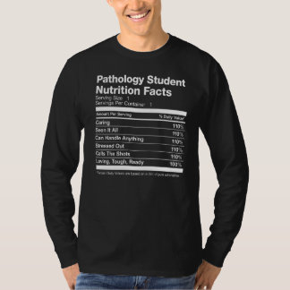 Pathologie Student Nutrition Feit Funny T-shirt