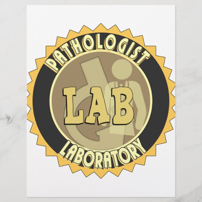 PATHOLOGIST BADGE LOGO MEDISCHE LABORATORIUM (Voorkant)