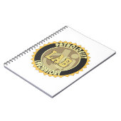 PATHOLOGIST BADGE LOGO MEDISCHE LABORATORIUM NOTITIEBOEK (Linkerzijde)