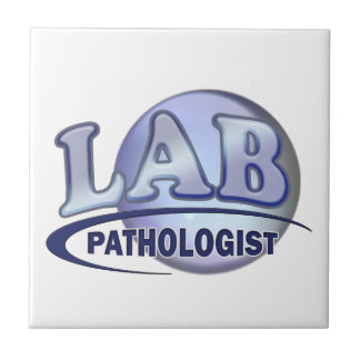 PATHOLOGIST Fun Blue LOGO - KLINISCH LABORATORIUM Tegeltje