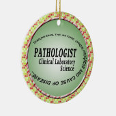 PATHOLOGIST - KLINISCHE LABORATORIUMWETENSCHAP KERAMISCH ORNAMENT (Rechts)