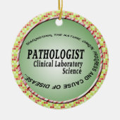 PATHOLOGIST - KLINISCHE LABORATORIUMWETENSCHAP KERAMISCH ORNAMENT (Voorkant)