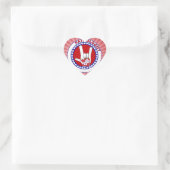 PATHOLOGIST LOGO ROUND ASL I LIEFT VAN LAB HART STICKER (Tas)