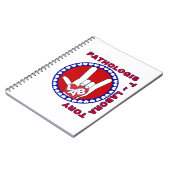 PATHOLOGIST SQUARE ASL LOVE LOGO NOTITIEBOEK (Linkerzijde)