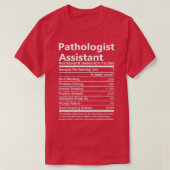 Patholoog Assistant Nutritional and Undenable F T-shirt (Design voorkant)