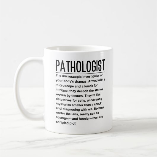 Patholoog Koffiemok (Links)