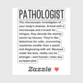 Patholoog Sticker (Vel)