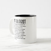 Patholoog Tweekleurige Koffiemok (Voorkant links)