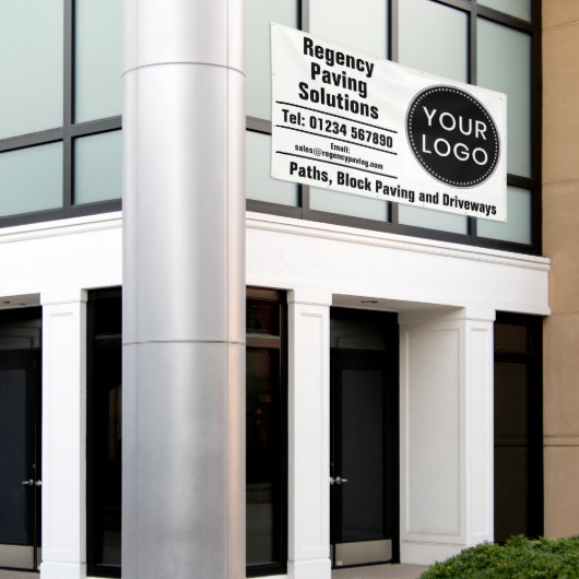 Paths, Block Paving and Driveways with Logo Spandoek (Buitenkant Gebouw)