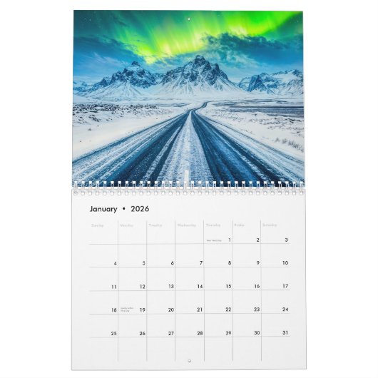 Paths of Serenity – 2026 Scenic Road Calendar Kalender (Jan 2026)