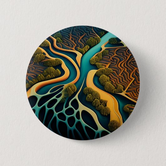 Paths of the Dreamland Ronde Button 5,7 Cm (Voorkant)