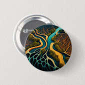 Paths of the Dreamland Ronde Button 5,7 Cm (Voorkant /achterkant)